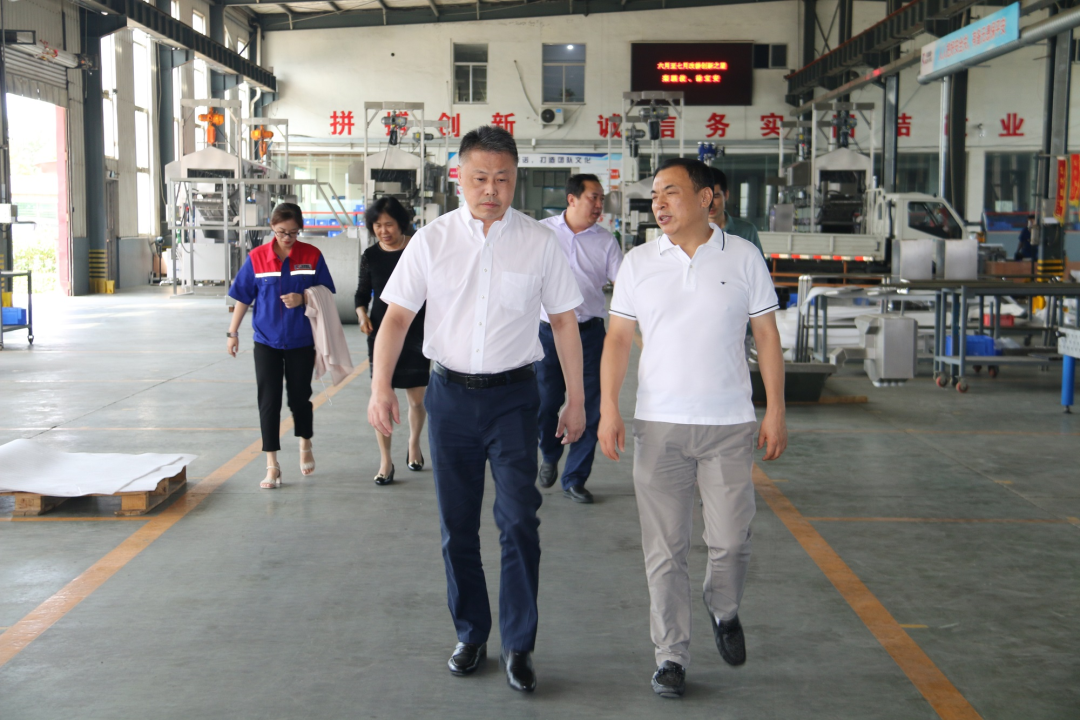 中國肉類協會常務副會長兼秘書長陳偉一行蒞臨銳智考察調研